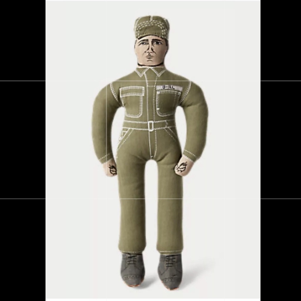 RALPH LAUREN DOUBLE RL RRL MECHANIC DOLL 14"